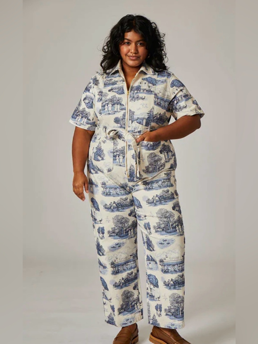 Rachel Antonoff Sal Jumpsuit in Tony’s Toile 15